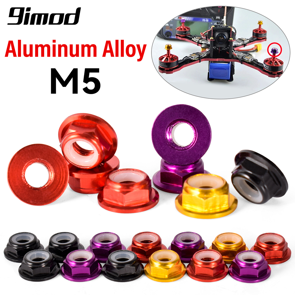 Drone Compass - 12pcs M5 Motor Screw Nuts Aluminum