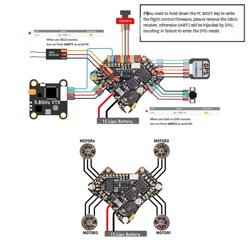 FBIL-F435 NEO 1S AIO Flight Co - Drone Flight Controller のレビューと価格