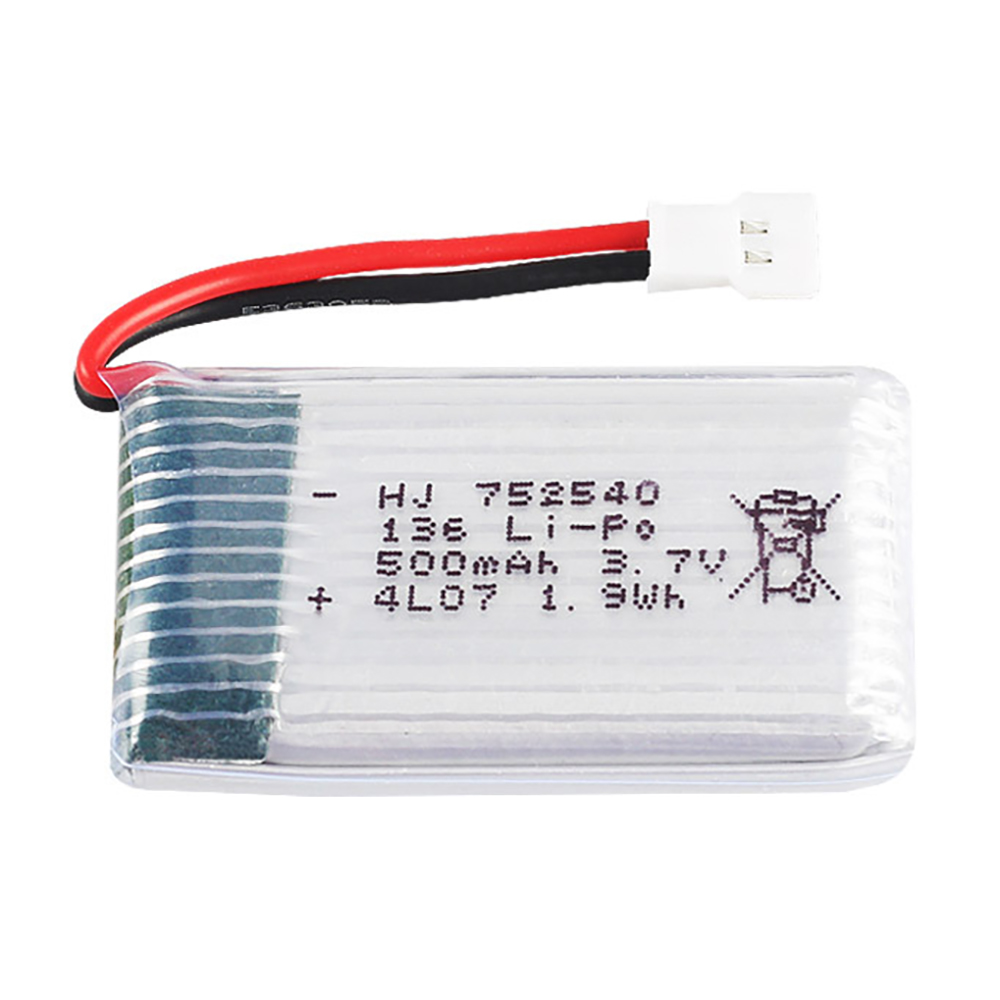 3.7V 500mAh 752540 Lipo Batter - Drone Charger のレビューと価格