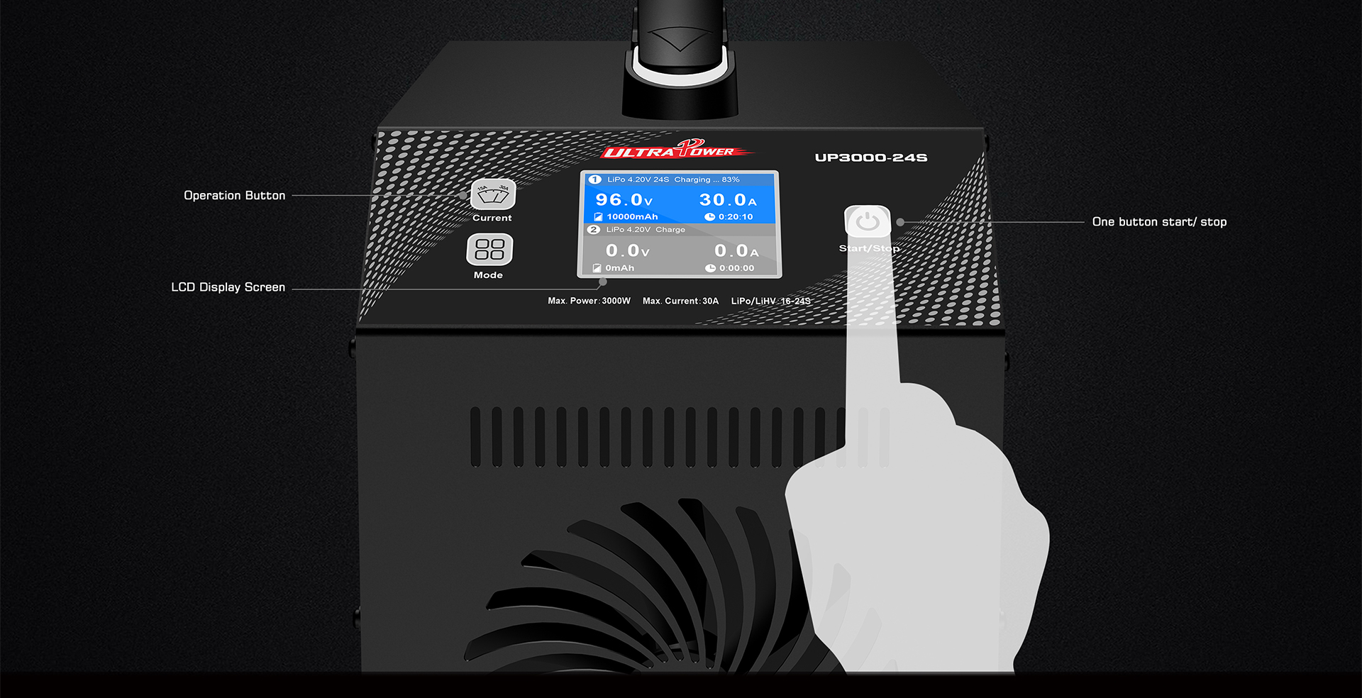 ULTRAPOWER UP3000-24S 3000W 30 - Drone Charger のレビューと価格