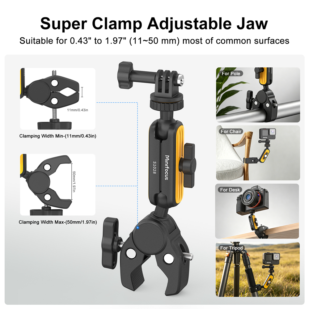 Super Clamp with 360° Dual Bal - Drone Arm のレビューと価格