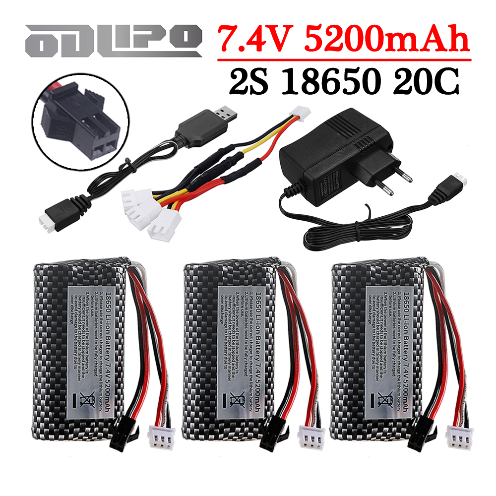 18650 7.4V 5200mAh Li-ion batt - Drone Charger のレビューと価格