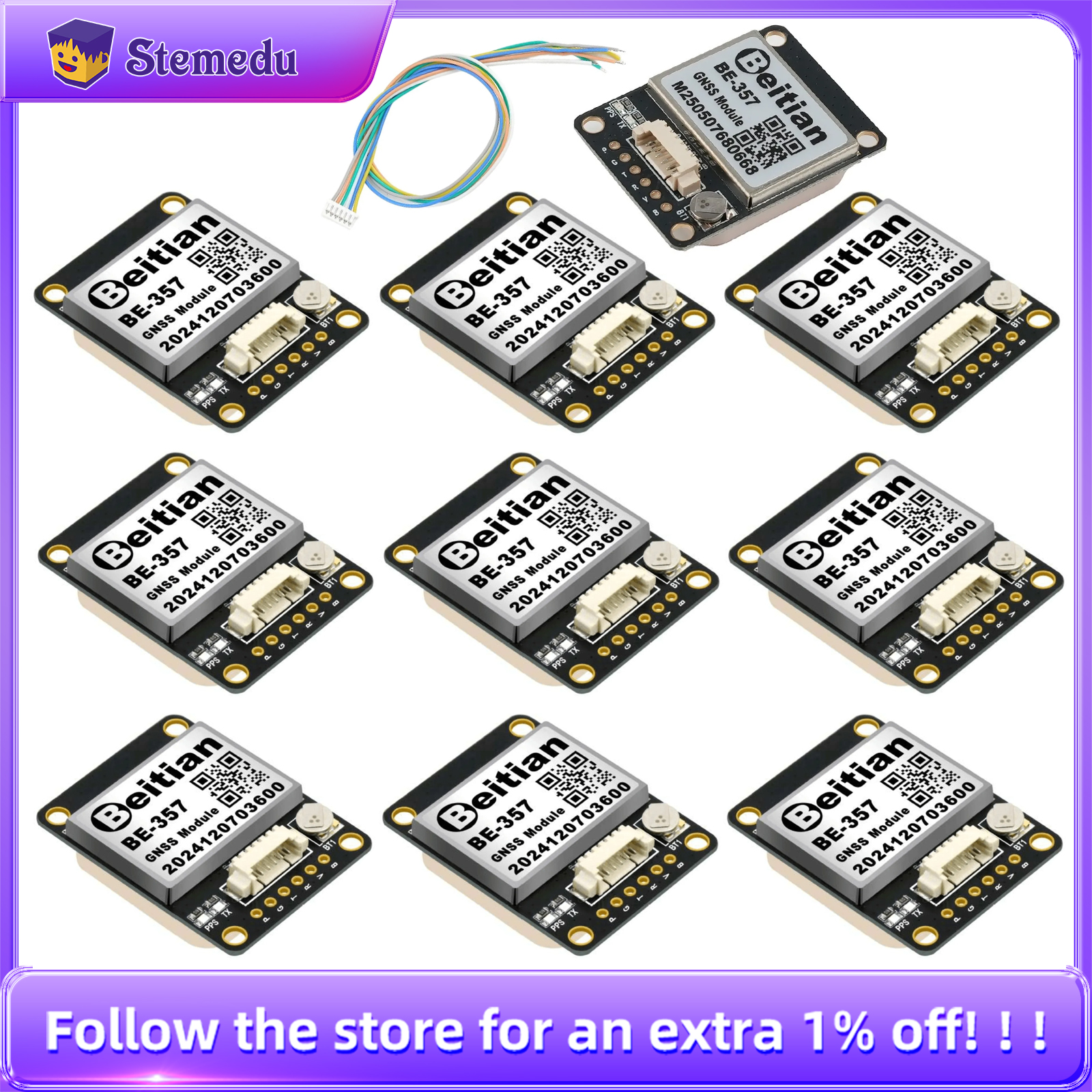 10PCS/LOT Beitian BE-357 BE357 - Drone Gps Module のレビューと価格