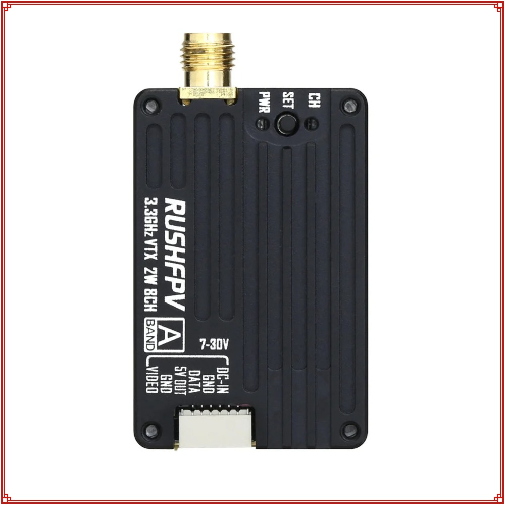2026 New RUSHFPV 3.3G 2W VTX T - Drone Receiver のレビューと価格