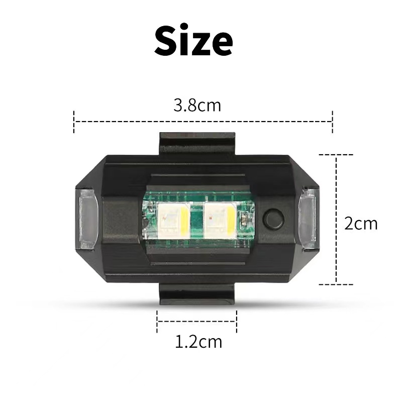 Motorcycle Lights Drone Strobe - Drone Led Light のレビューと価格