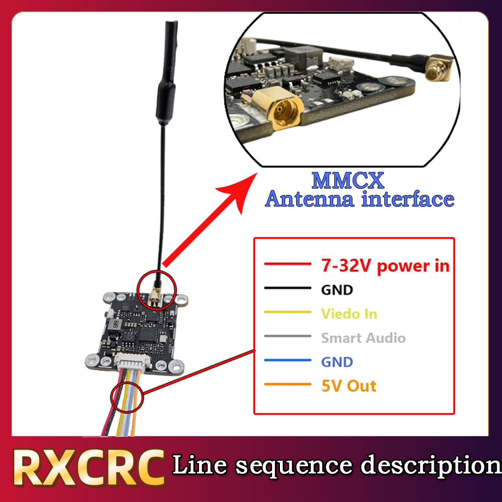 RXCRC 5.8G Module 48CH 1.6W VT - Drone Frame のレビューと価格