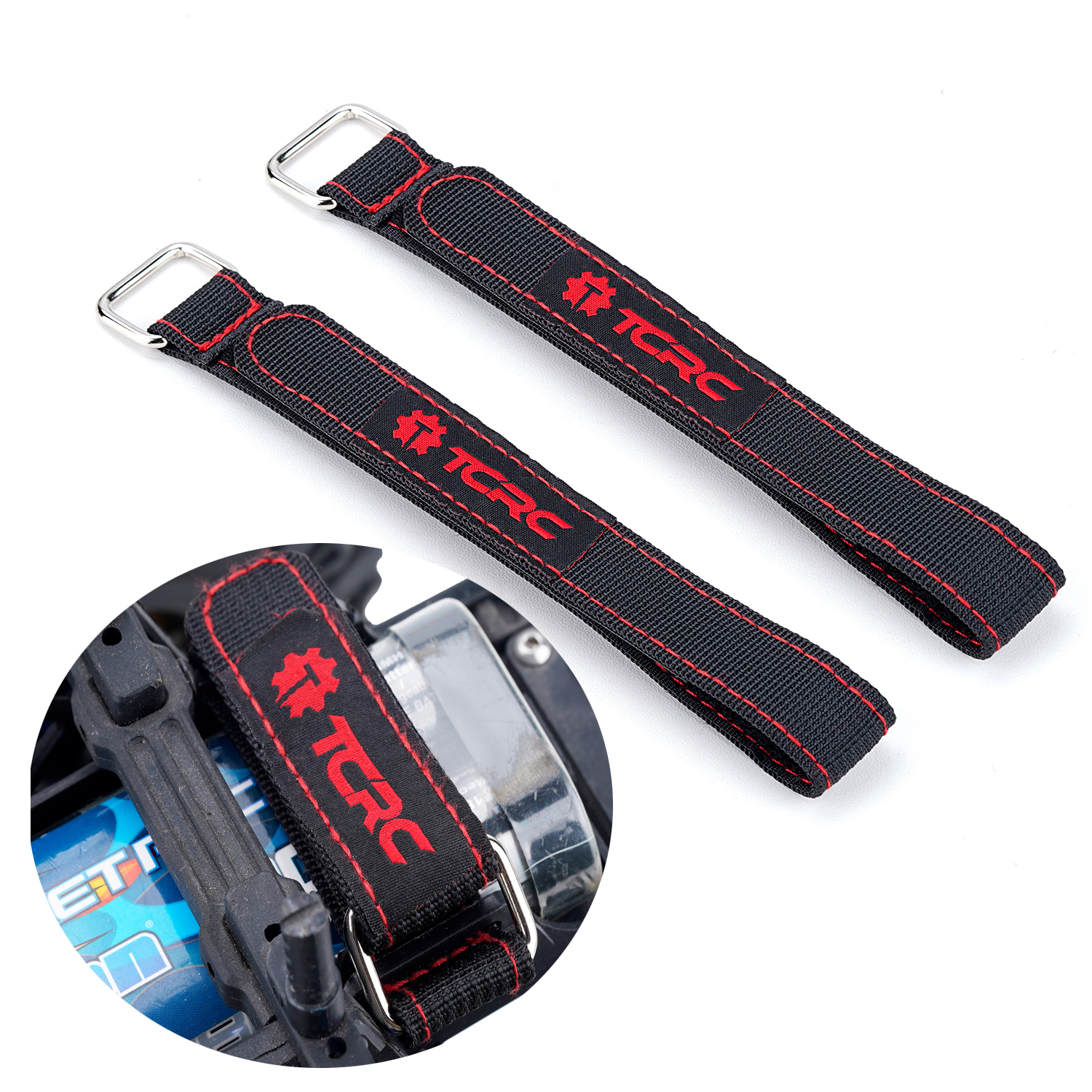 TCRC 2PCS 20x300MM Kevlar Stit - Drone Battery Strap のレビューと価格