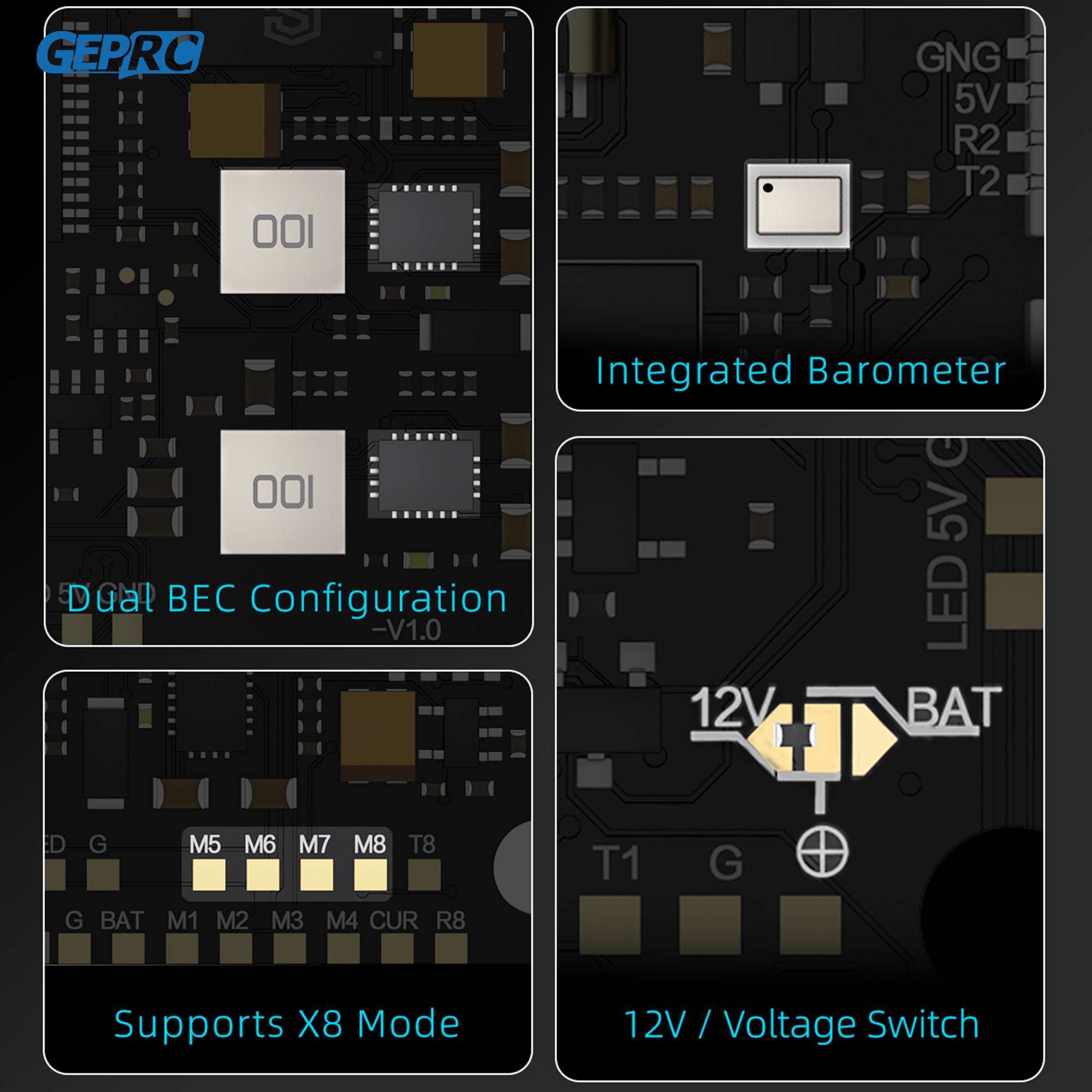 GEPRC TAKER H743 BT 32Bit 65A  - Drone Esc のレビューと価格