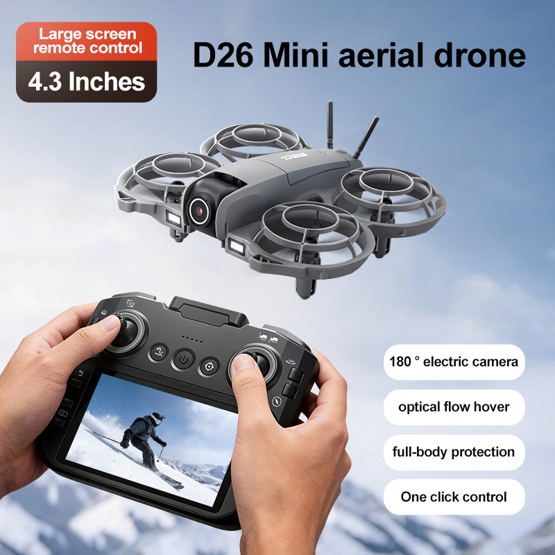 D26 Drone 4K Aerial HD 180° Ca - Drone Gimbal のレビューと価格