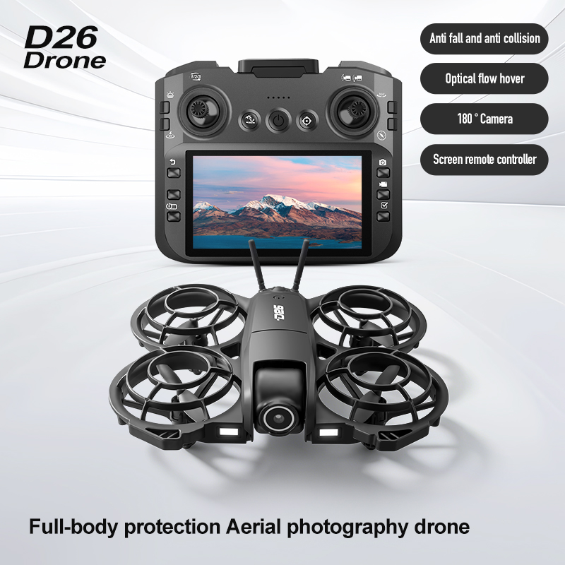 D26 Drone 4K Aerial HD 180° Ca - Drone Gimbal のレビューと価格