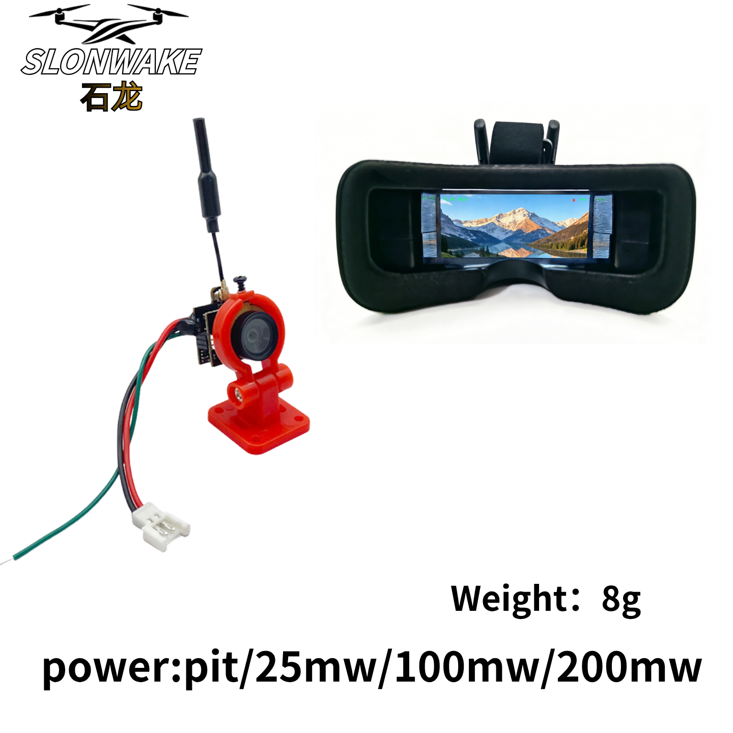 Slonwake 5.8G 48CH 200mW FPV D - Drone Frame のレビューと価格