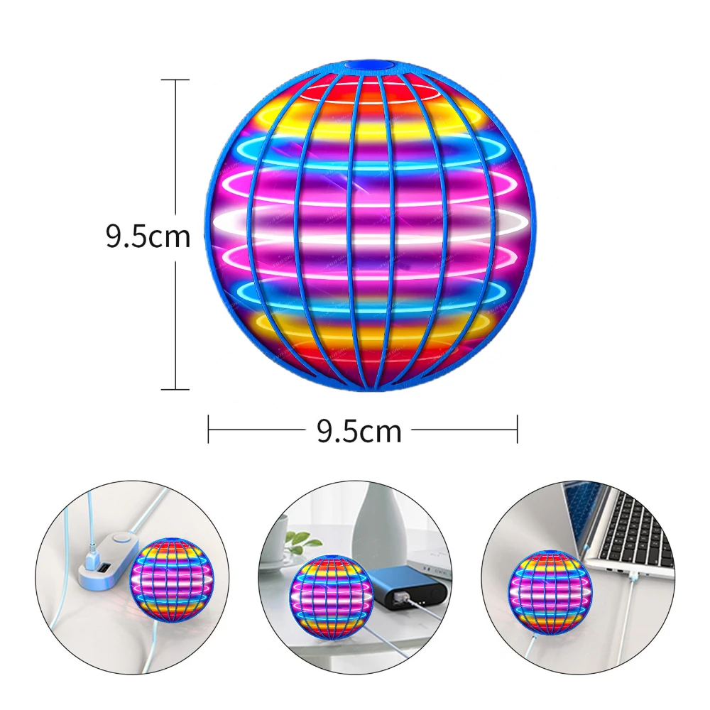 Flying Ball Boomerang Drone Fl - Drone Led Light のレビューと価格