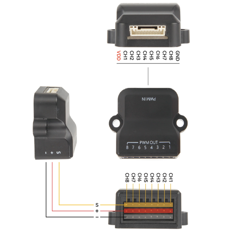 Holybro PWM EXT-8P Board MAIN  - Drone Compass のレビューと価格