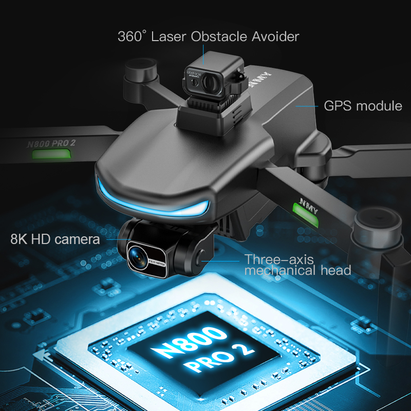 N800 PRO 2 GPS Drone Professio - Drone Gps Mount のレビューと価格