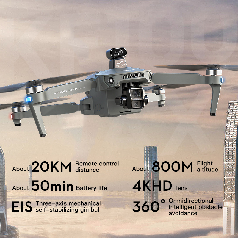 SJRC KF100 MAX 8K UHD Photo HD - Drone Gimbal のレビューと価格