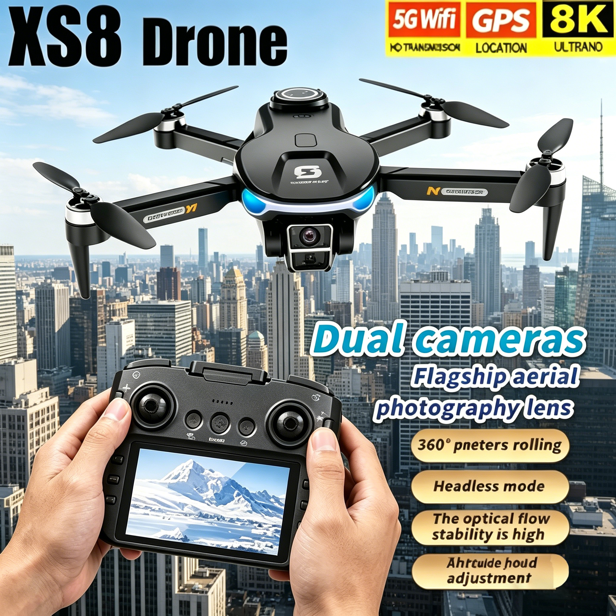 HD 8K Professional GPS Drone w - Drone Gps Module のレビューと価格