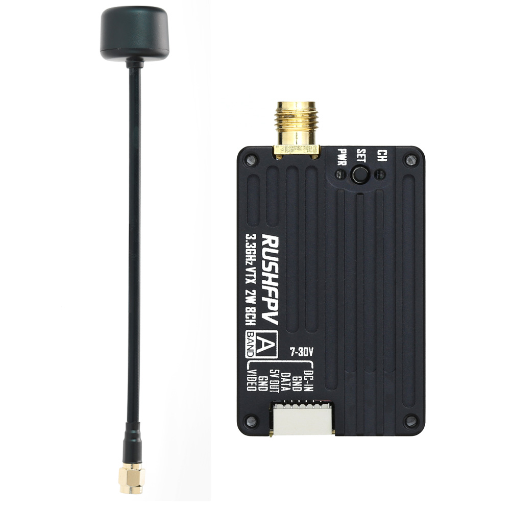 RUSHFPV 3.3G 2W VTX Transmitte - Drone Battery のレビューと価格