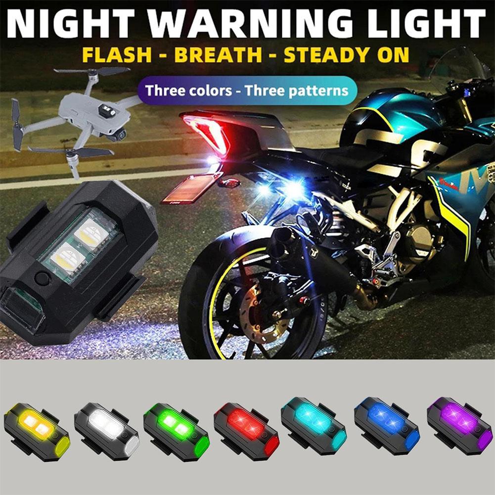 2PCS Mini LED Strobe Lights De - Drone Led Light のレビューと価格