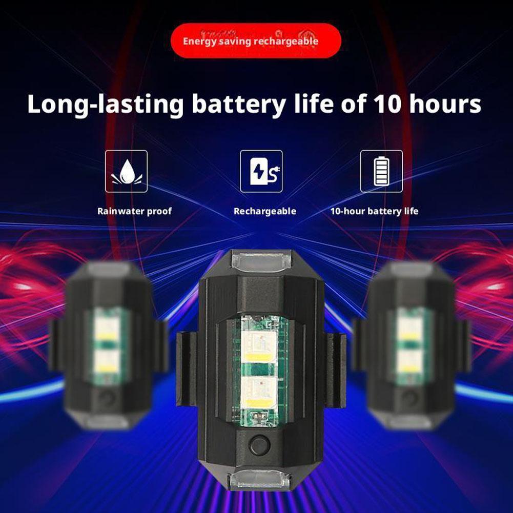 2PCS Mini LED Strobe Lights De - Drone Led Light のレビューと価格