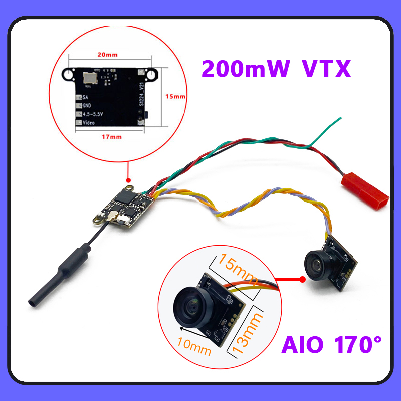 SLONWAKE 5.8G 1200TVL FPV Came - Drone Frame のレビューと価格