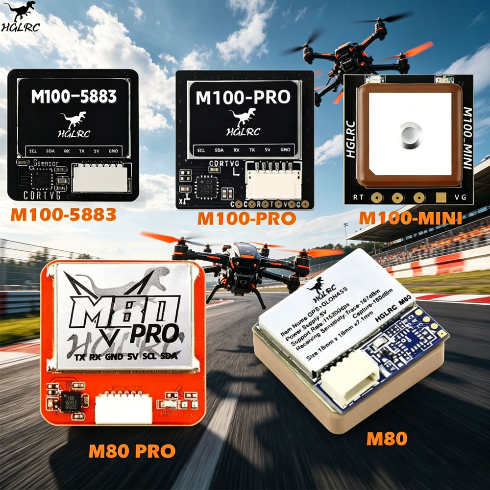 HGLRC M100-5883 GPS/ M100-PRO  - Drone Compass のレビューと価格