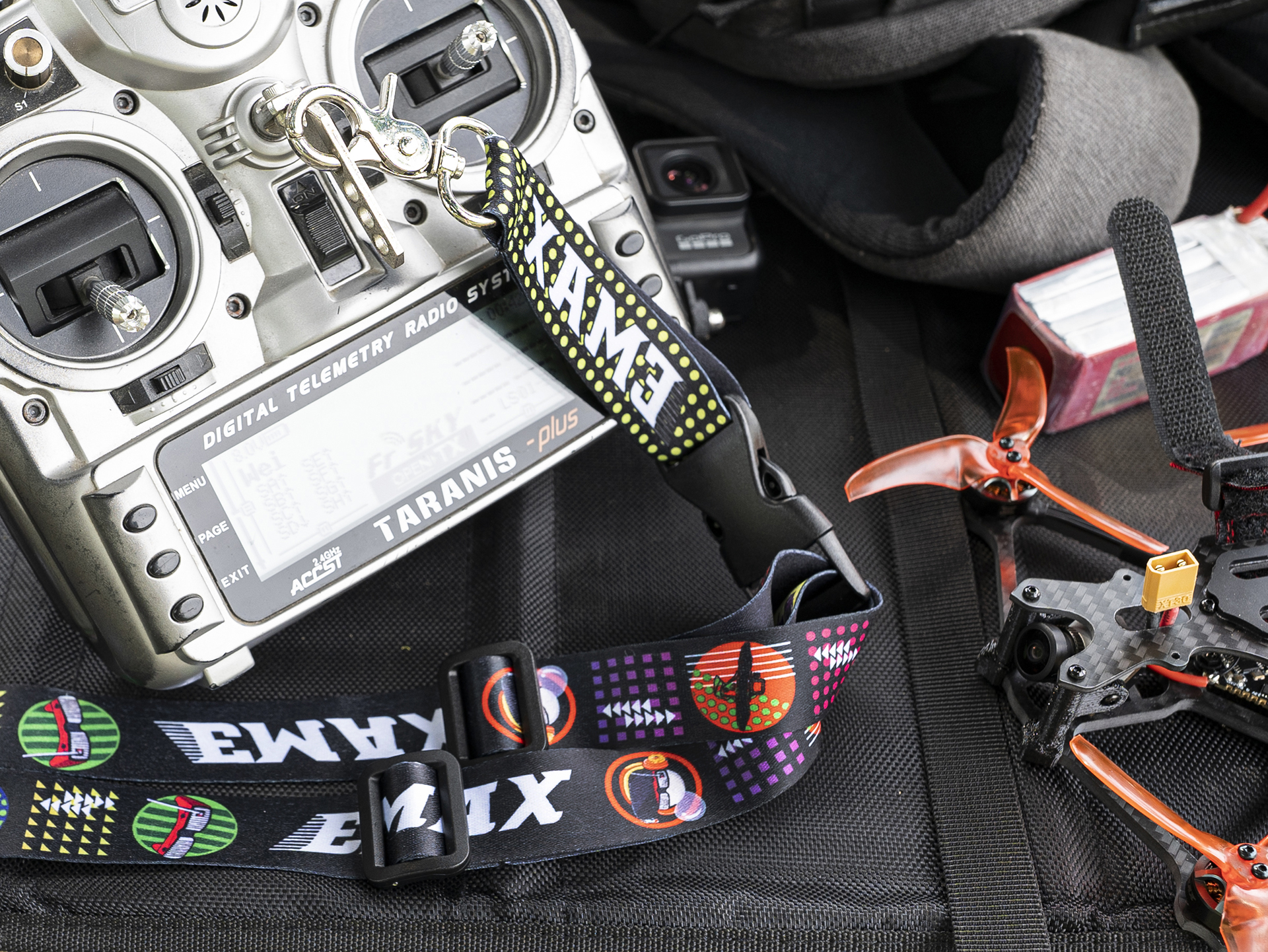 Emax Adjustable Carrying Remot - Drone Battery Strap のレビューと価格