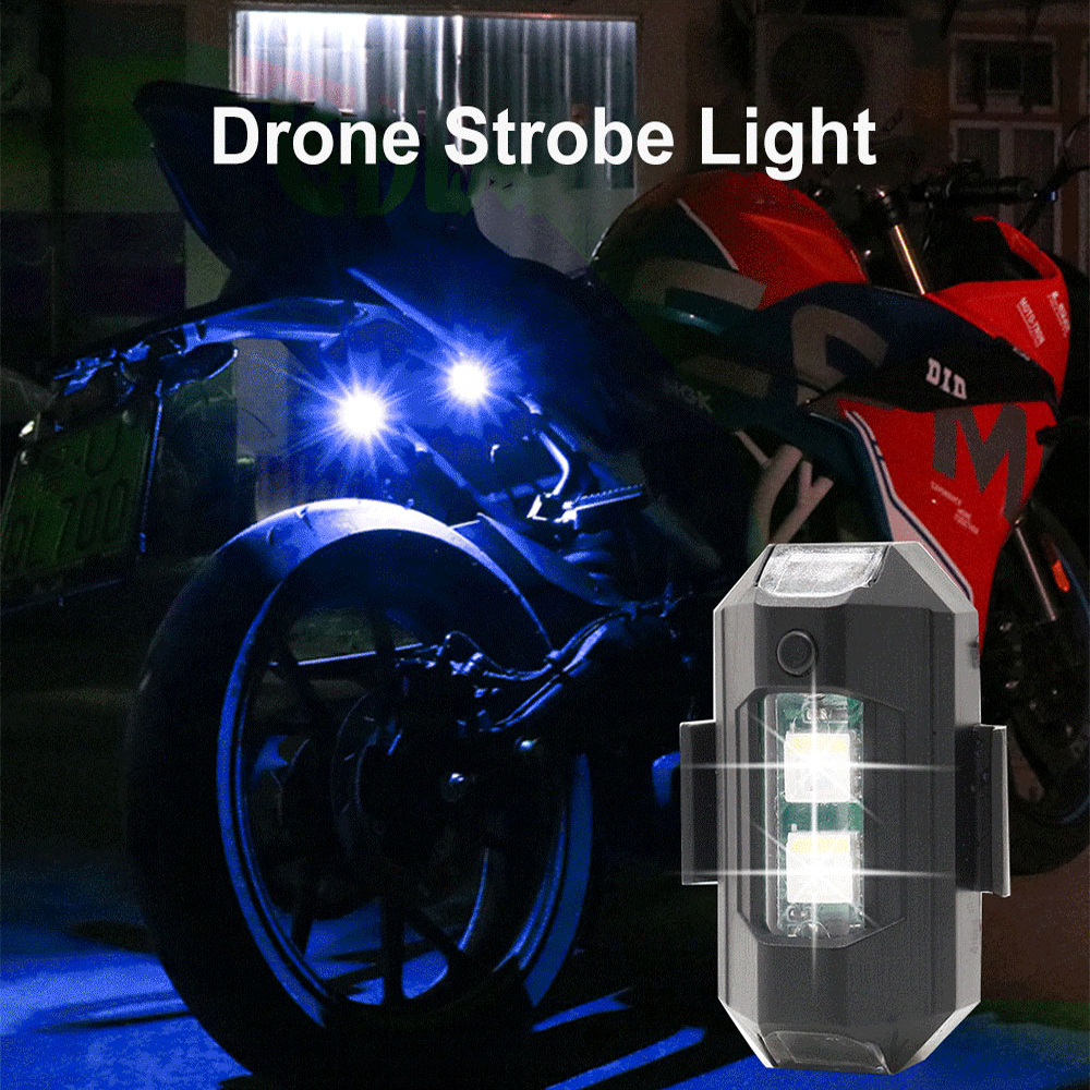 Motorcycle LED RGB Warning Lig - Drone Led Light のレビューと価格