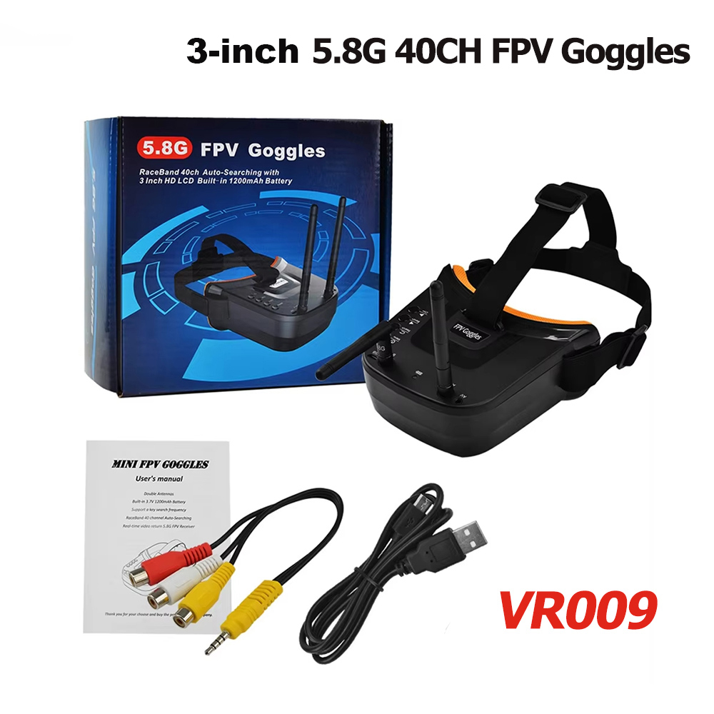 VR009 FPV Video Goggles 3Inch  - Drone Antenna のレビューと価格