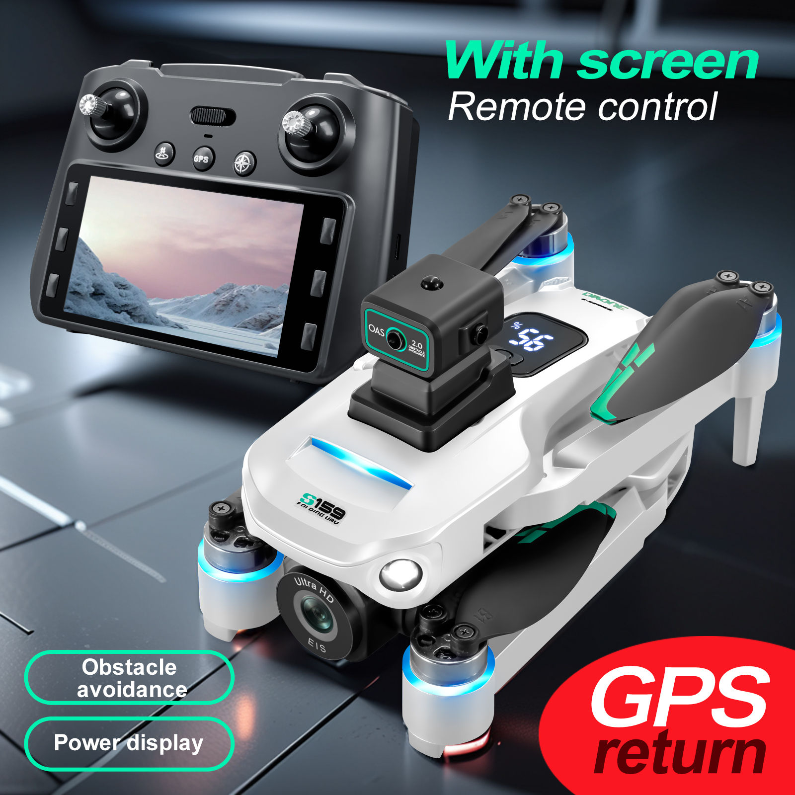 S159 GPS Drone 4K Profesional  - Drone Gps Module のレビューと価格