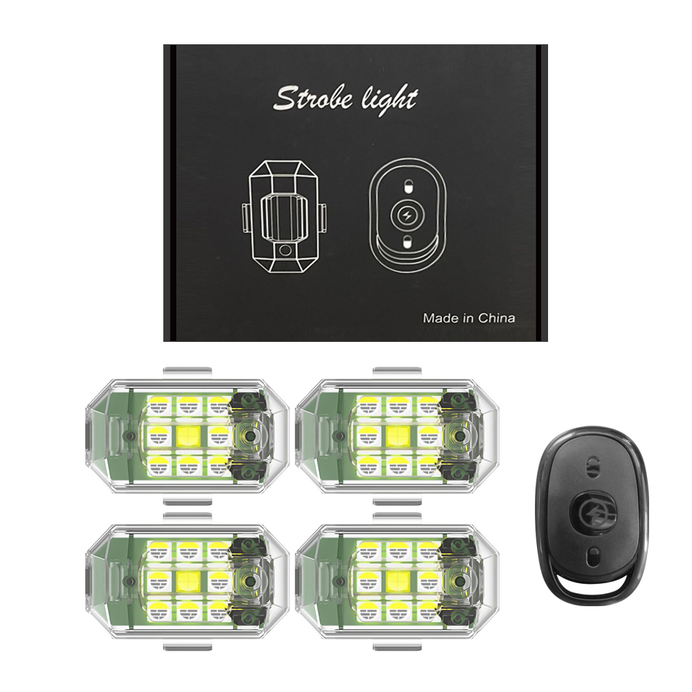 1/2/4pcs Wireless LED Drone St - Drone Led Light のレビューと価格